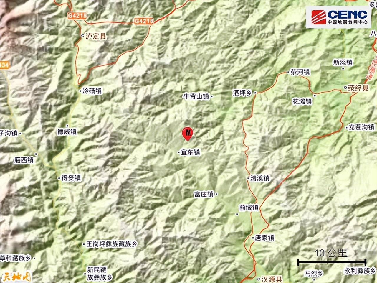 1級左右地震_四川雅安4.8級地震 成都震感強烈