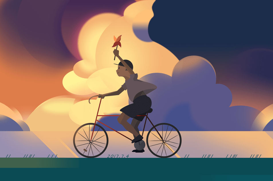 学生说逆风而行做不被大风吹倒的人