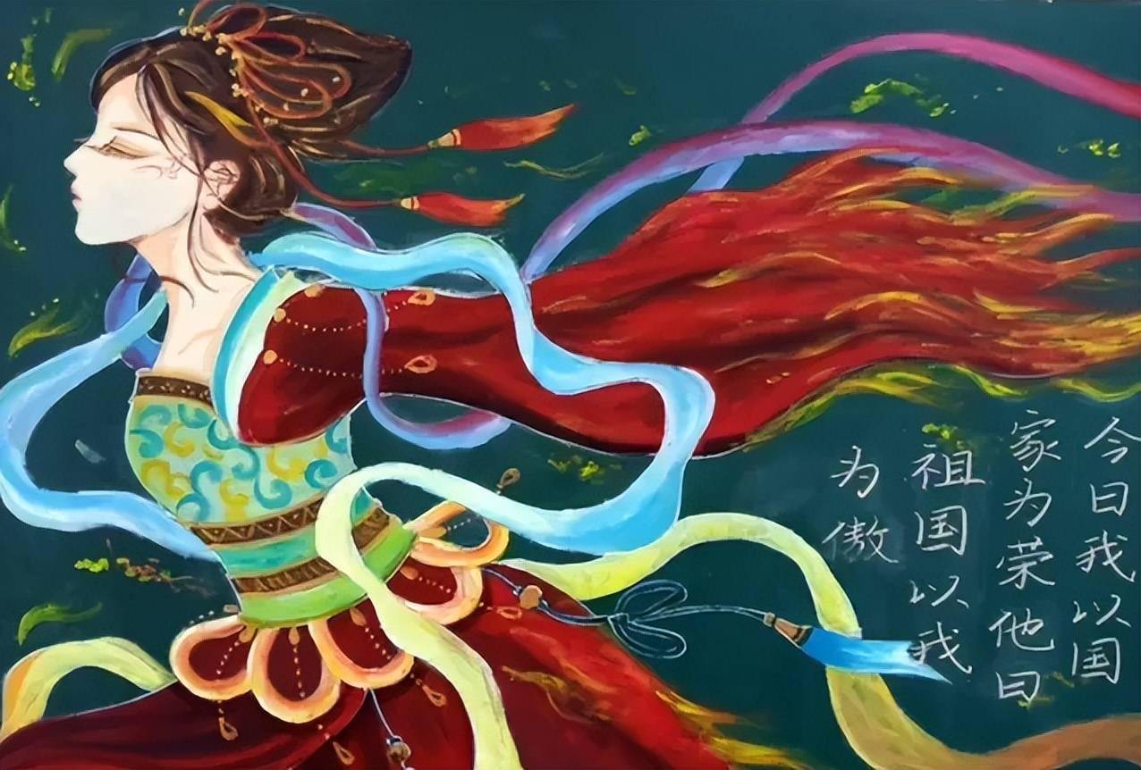 学生时代经常会办黑板报,一方面是缓解学习压力,另一