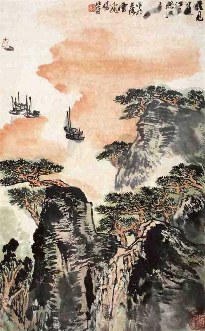 67陆一飞的精美山水画作品欣赏