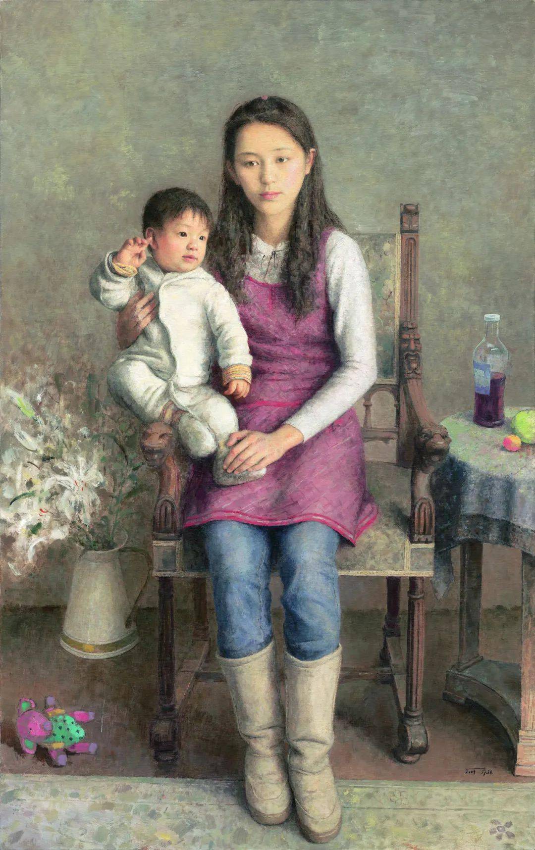 聆听光阴之歌油画家朱春林油画作品欣赏