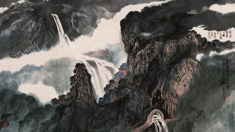 67陆一飞的精美山水画作品欣赏