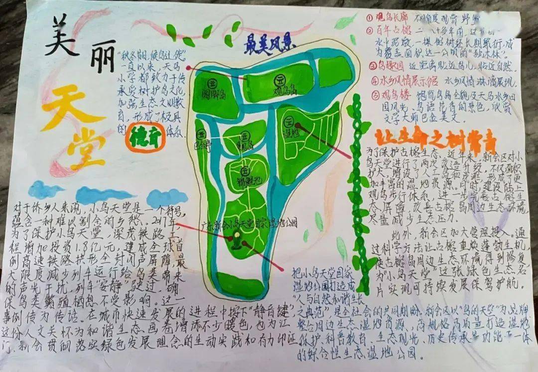 2022青创赛作品征集中!一起来看看投稿的手绘环保地图吧