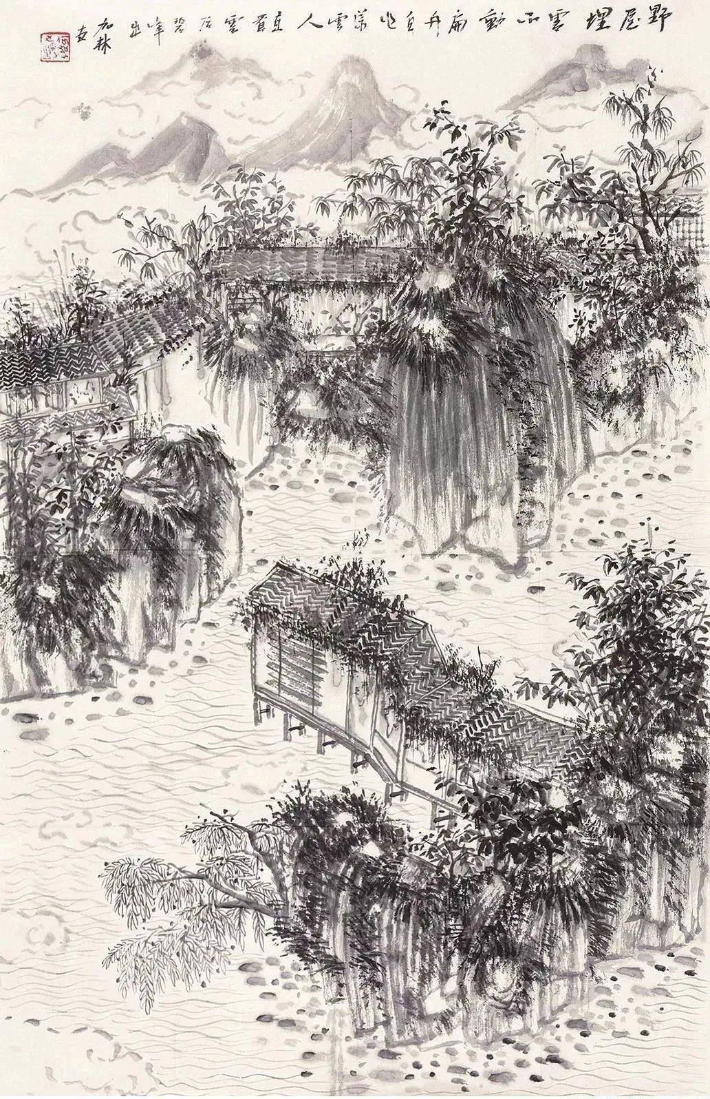 何加林当代山水绘画的文人意韵