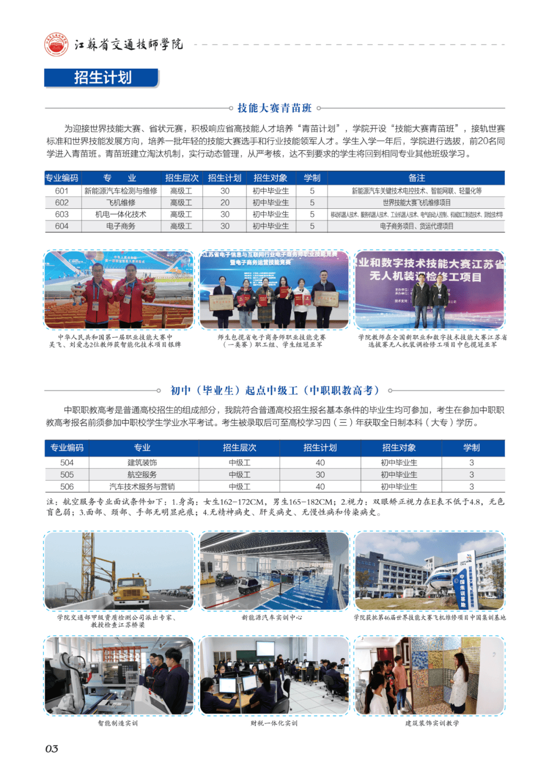 權威發佈江蘇省交通技師學院2022年招生簡章