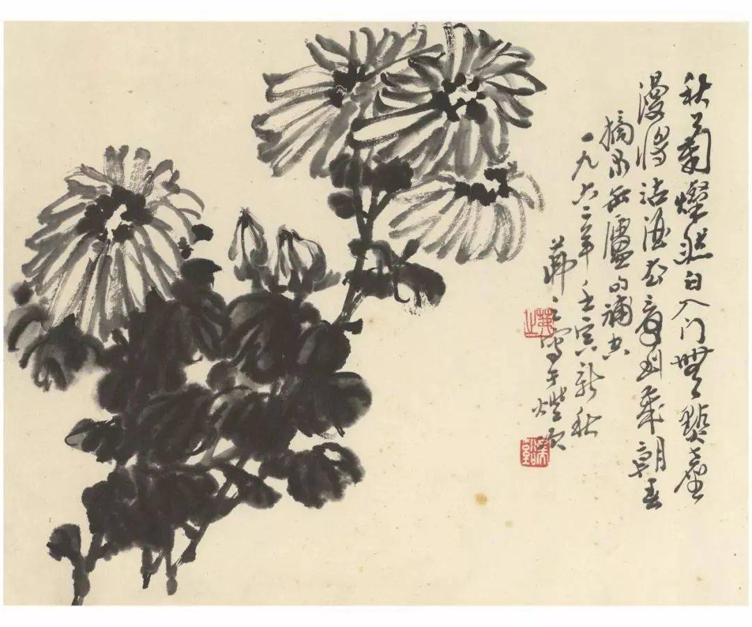 浙派画家吴茀之60幅花鸟画欣赏,设色清新,画面纯净_绘画_中国_高清图