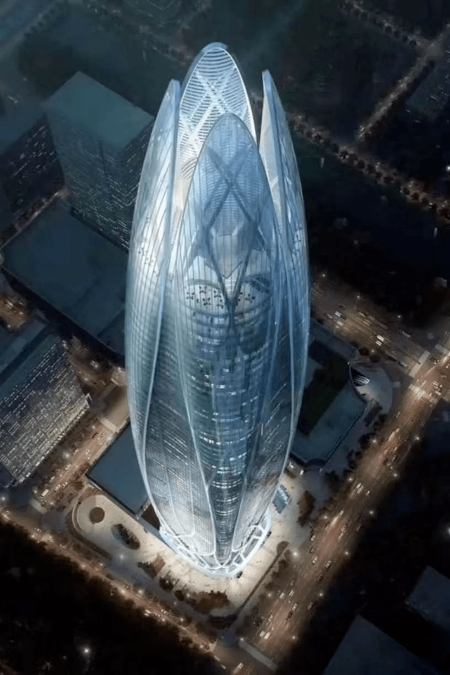 SOM建长三角“超级地标”｜258.87米！宁波中心大厦成为宁波第一高楼_塔楼_建筑_高度