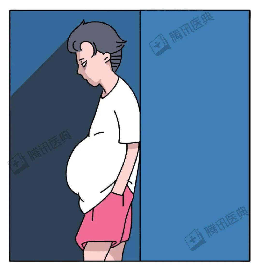 怀孕男 动漫 大肚子图片