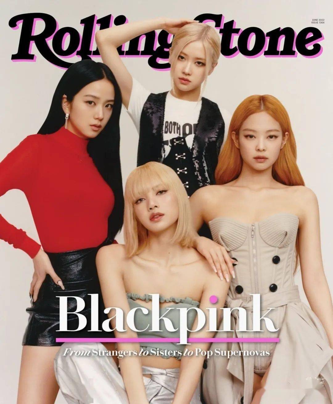 blackpink登滚石6月刊封面滚石追星文案是不是够彩虹屁