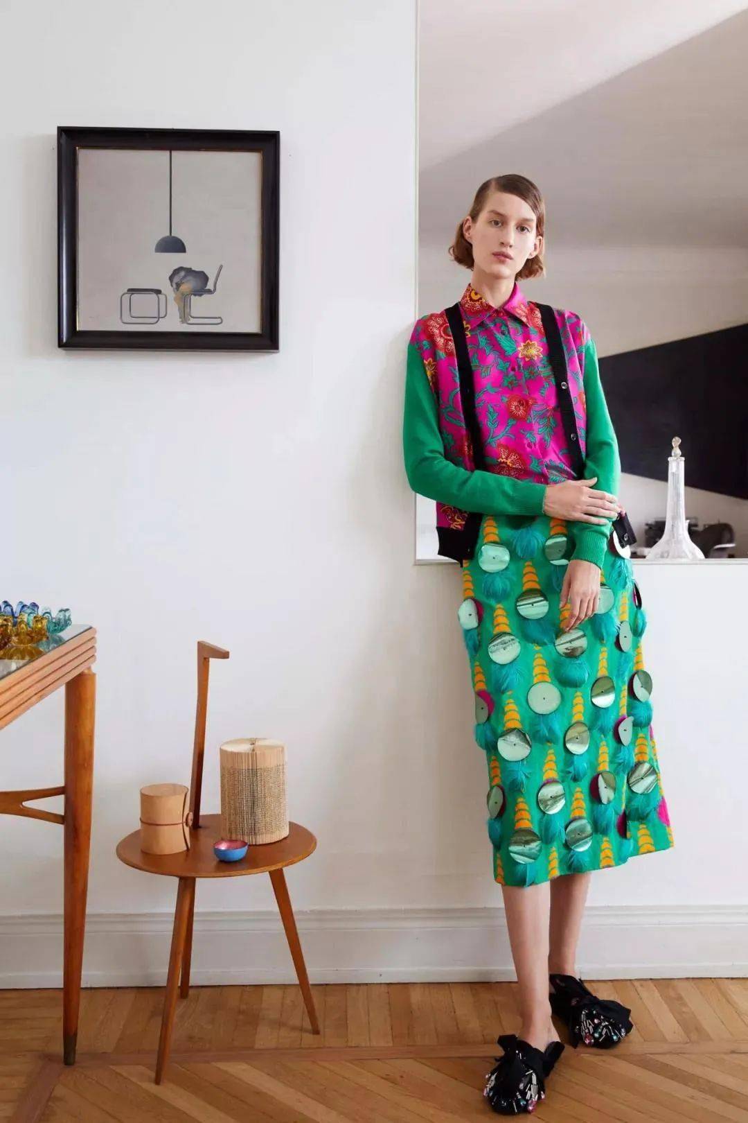 软装色彩灰蒙绿静谧绿