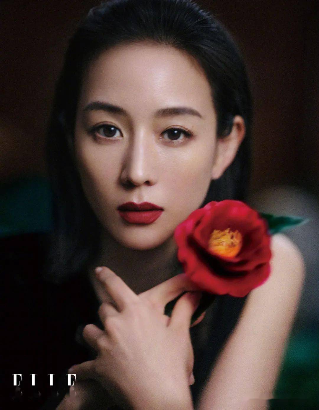 女星张钧甯elle清冷感封面大片气质美人优雅如兰