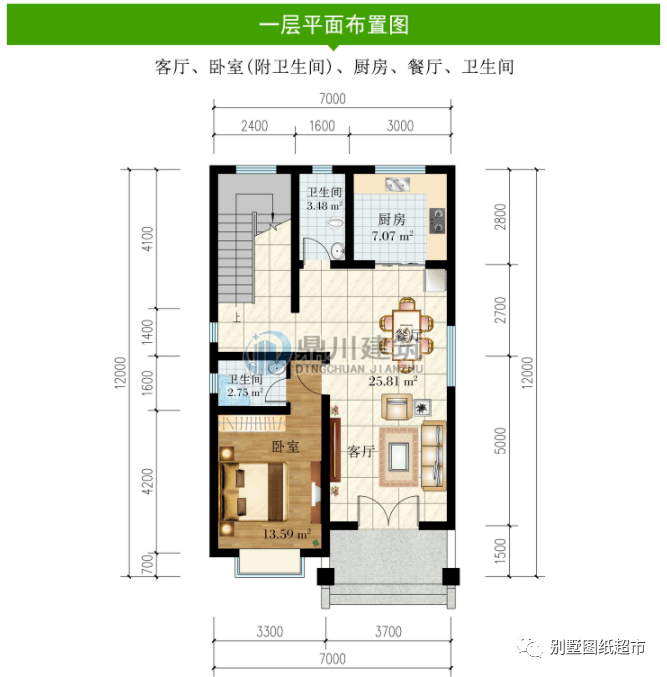 小占地86平方米,二层新中式农村别墅,外观经典,布局实用舒适