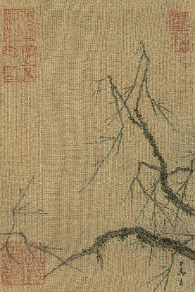 水墨苍劲"马一角"——马远绘画雅赏_芥子园_画谱_国画