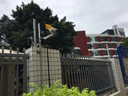 校園周界張力式電子圍欄防盜報警解決方案