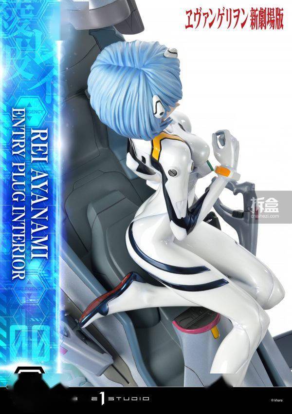 prime1studio新世纪福音战士eva凌波丽明日香驾驶舱14雕像