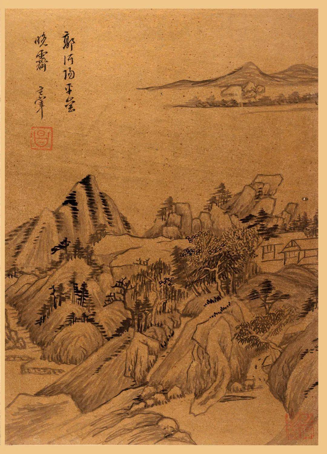 董其昌:仿古山水册页_投资_经纪_绘画