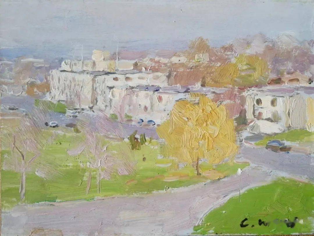 写生啦王垂先生小幅油画作品欣赏