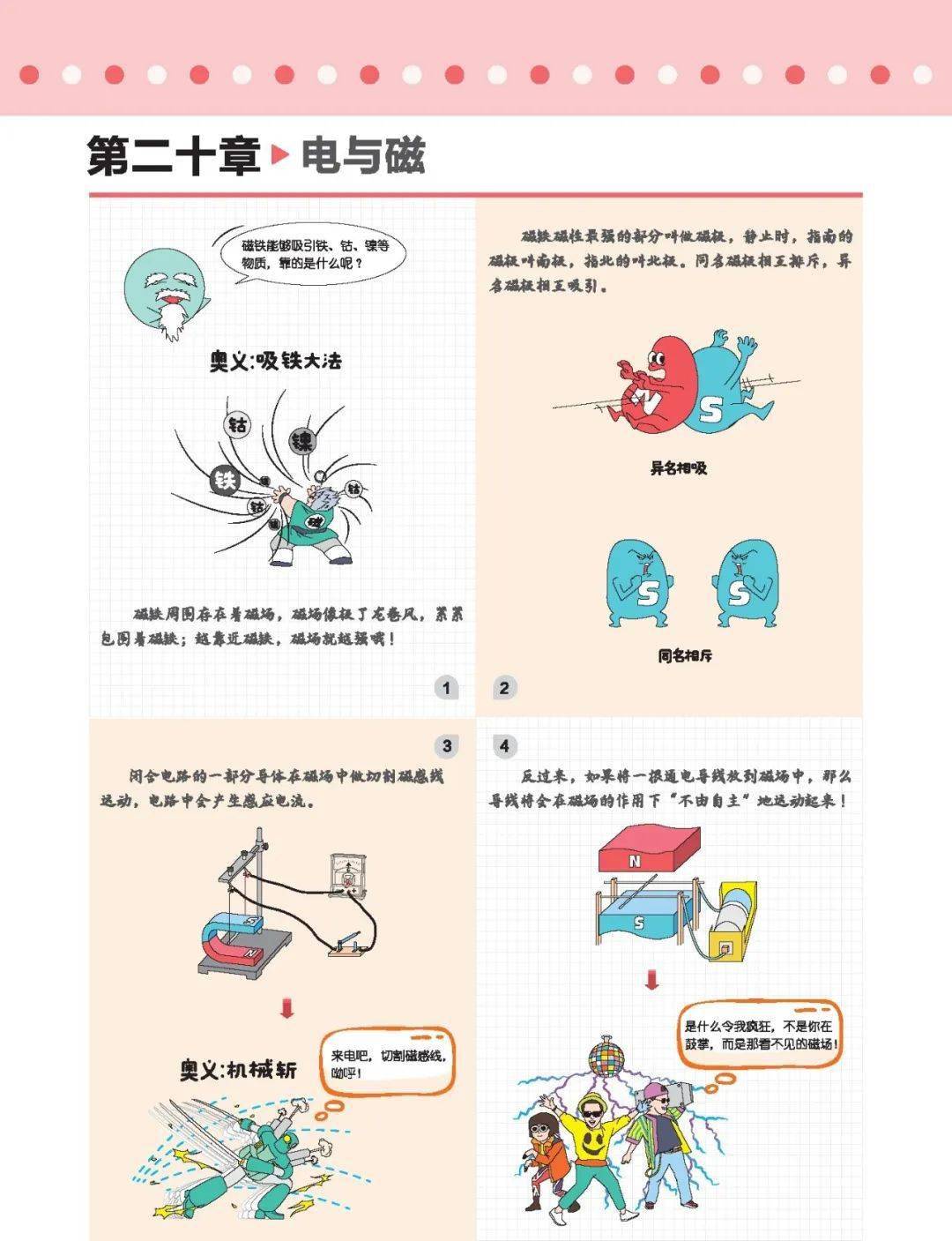 物理漫画一幅漫画贯通整个初中物理知识孩子看了直呼有趣