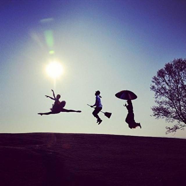 多一些创意拍照更上一层楼