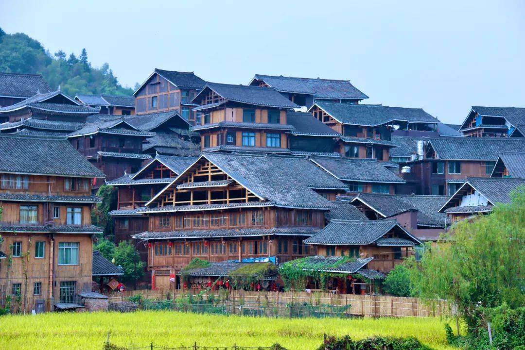 程阳八寨 黄发俊/摄影侗族村落景观,侗寨吊脚楼,风雨桥群,鼓楼群