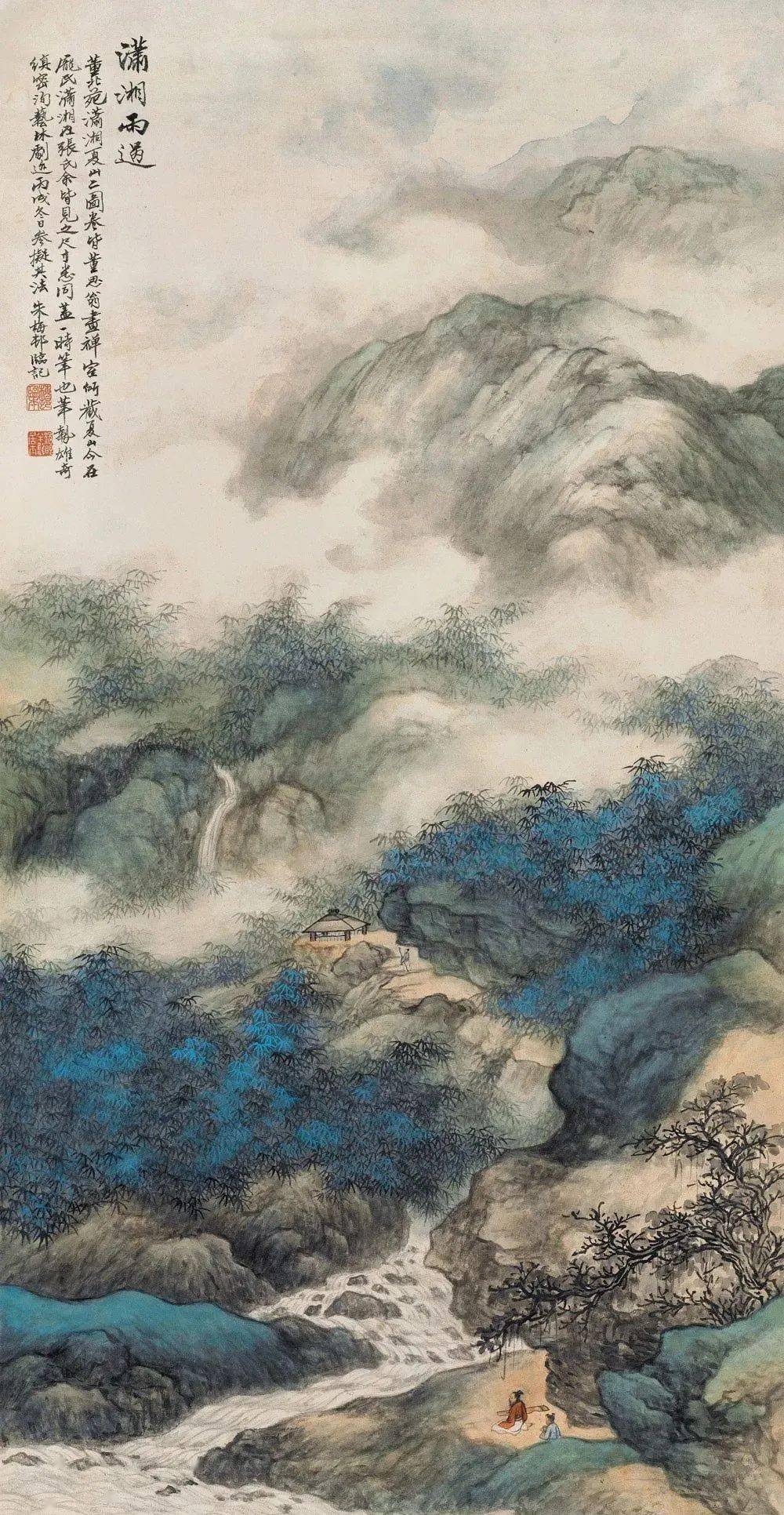 好美的山水画这才是传递山河之情的大巨作