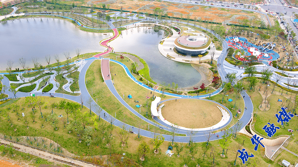 龙潭新区公园总体面积约773万平方米,有约1