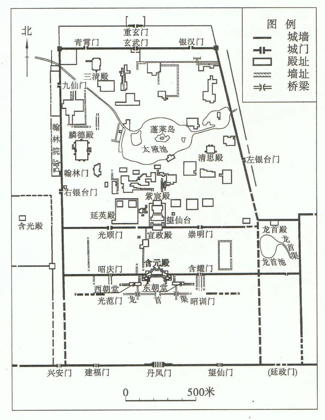 大明宫地图图片