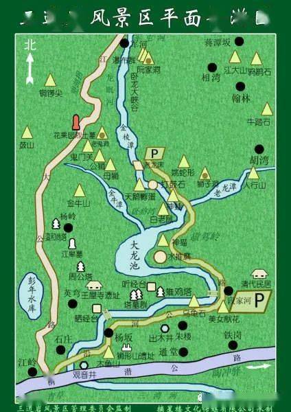 金牛山公园地图图片