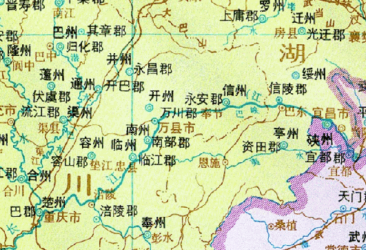 大萬州區域(前萬縣市,夔州府等)及周邊區域建置沿革史_巴國_奉節_地區