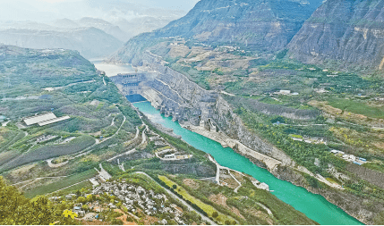 【聚焦】溪洛渡水电站累计发电量突破5000亿千瓦时_三峡集团_拱坝