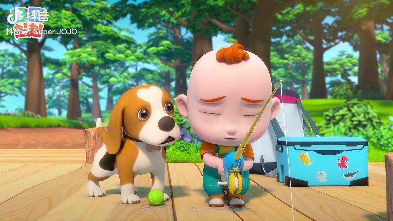 一起来钓鱼记得专心不分心超级宝贝jojo宝贝赳赳萌娃专注力启蒙儿歌