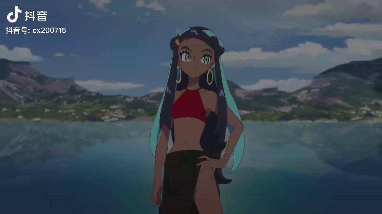 黑皮美女训练家露丽娜口袋妖怪神奇宝贝精灵宝可梦