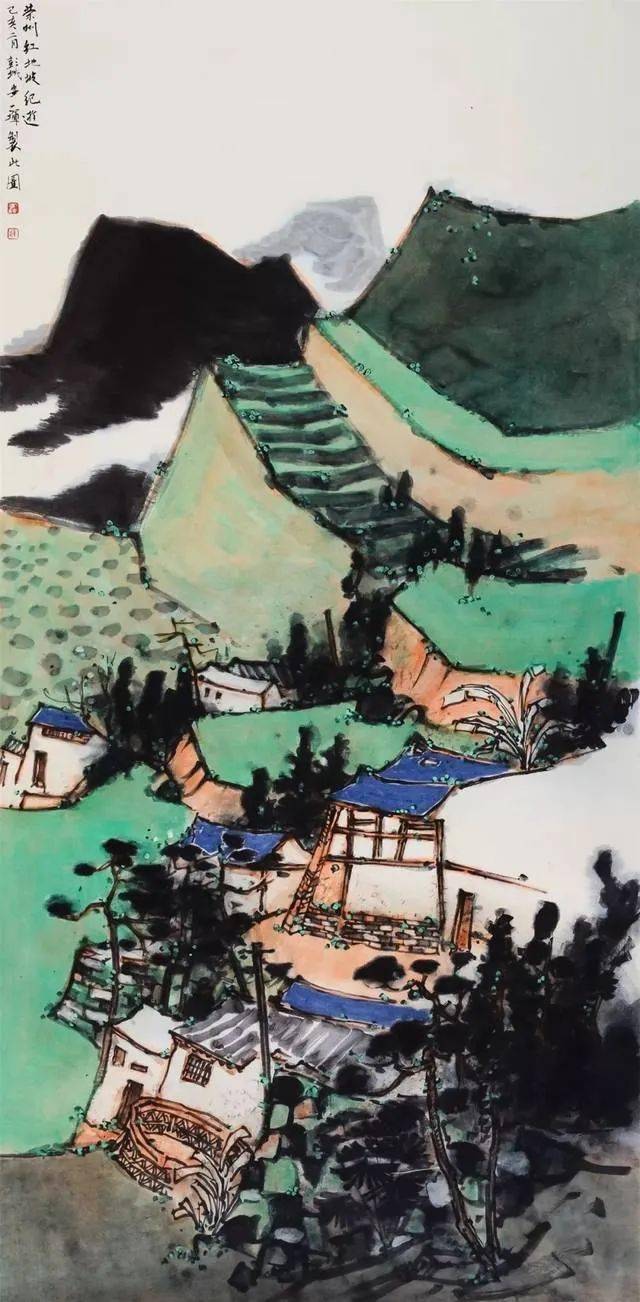 【欣赏】一心只在青绿山水间——画家安一辉!