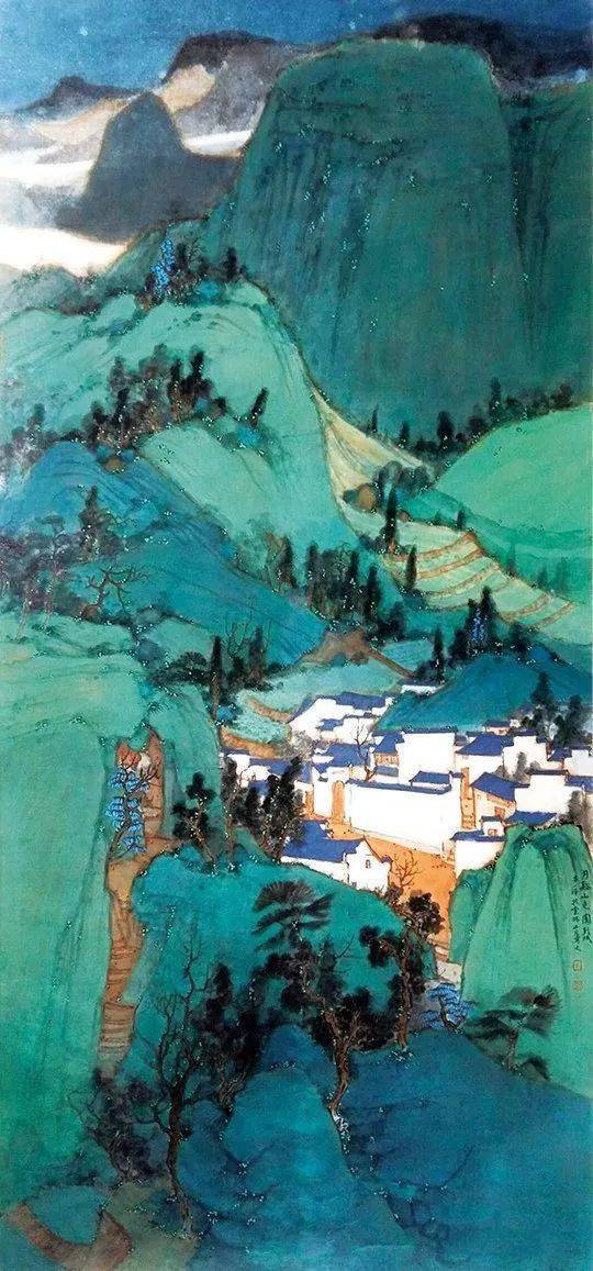 【欣赏】一心只在青绿山水间——画家安一辉!