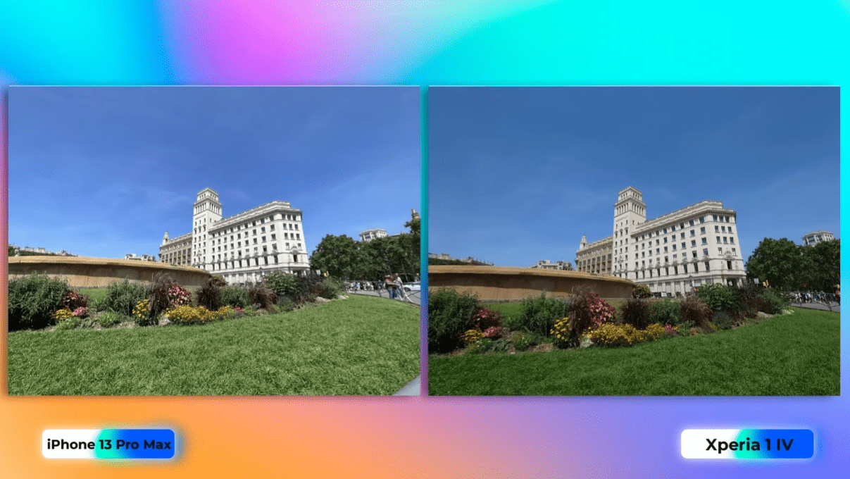 索尼xperia1iv拍照对比苹果13promax高端机皇的较量难分伯仲