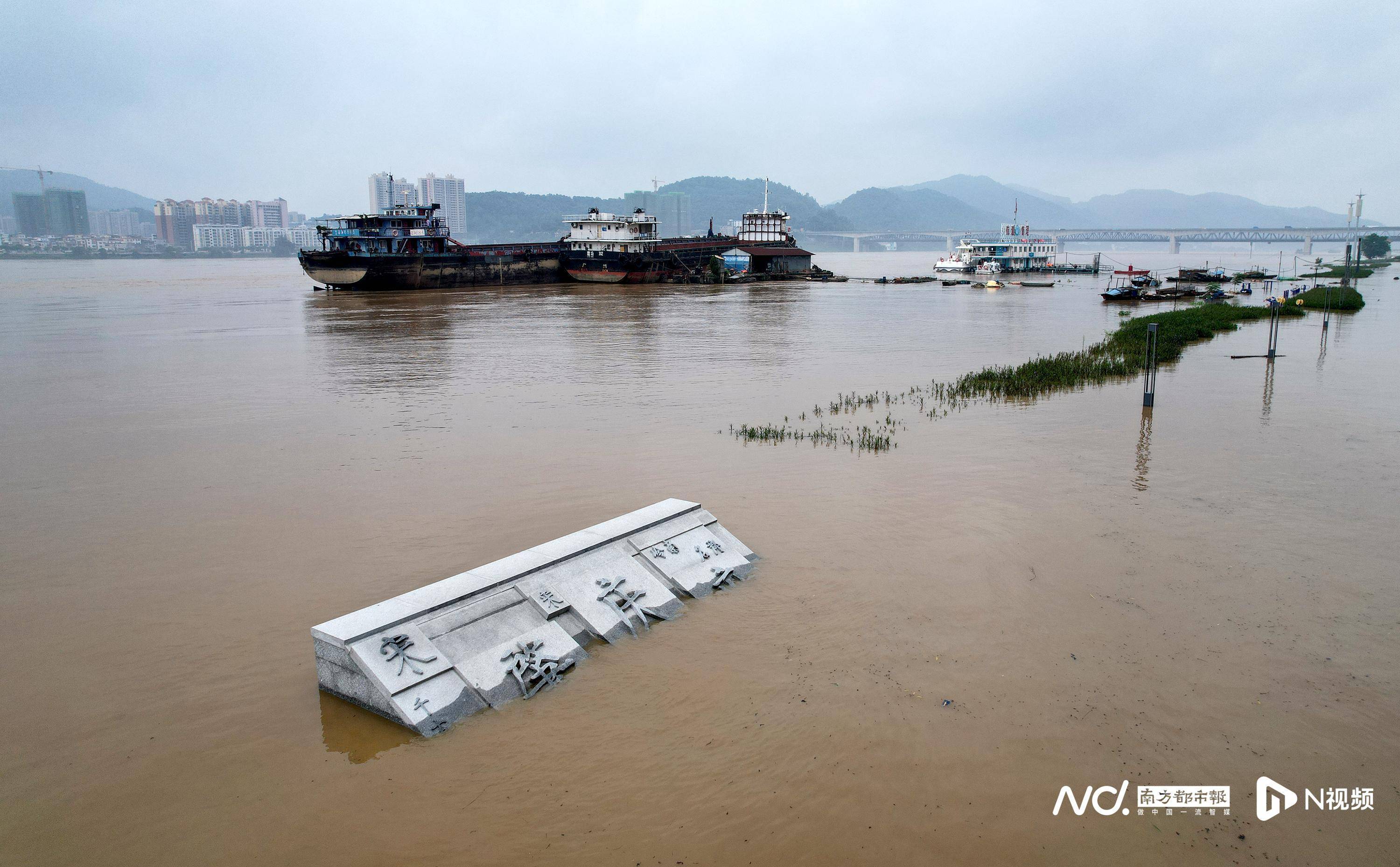 广东多条江河洪水超警梅州大埔高陂紧急转移4000余人