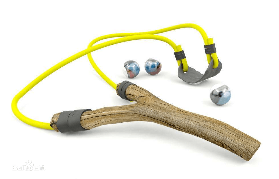 皮筋拉力越大,弹弓威力也越大.