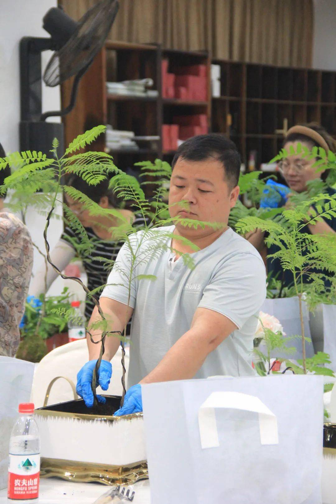 "2022年常州市组合盆栽大赛"在夏溪花木市场顺利举办_花卉_农业_产业