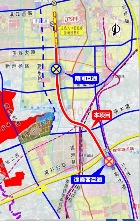 江阴市南闸镇规划图图片