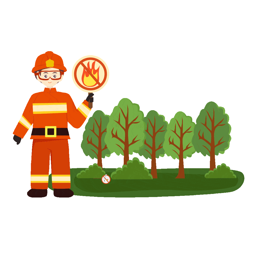 烛焰护航森林防火教育宣传