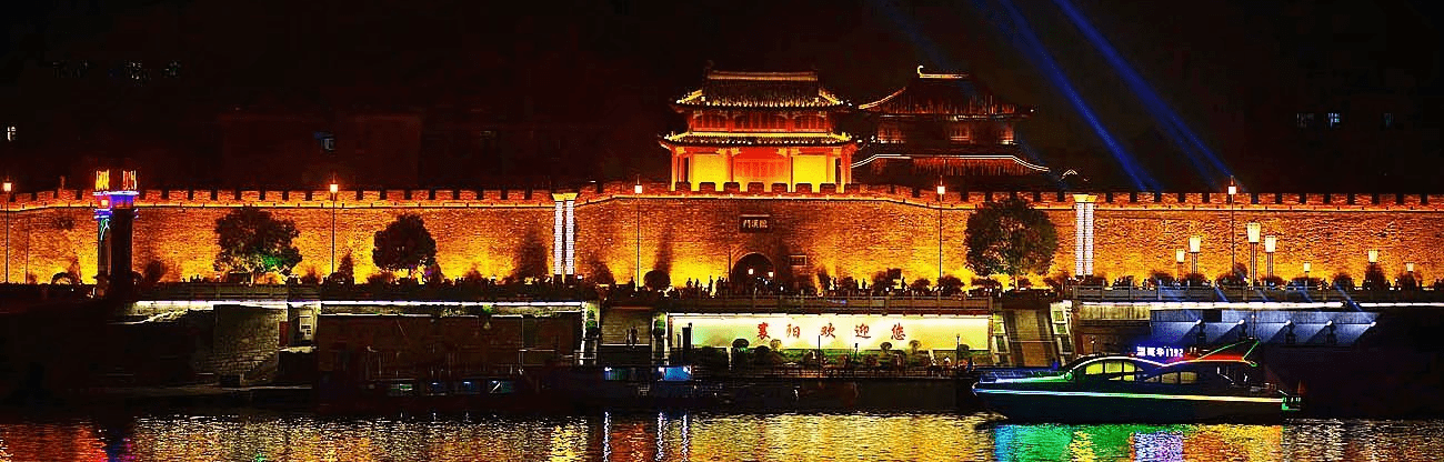 襄阳古城全景图片图片