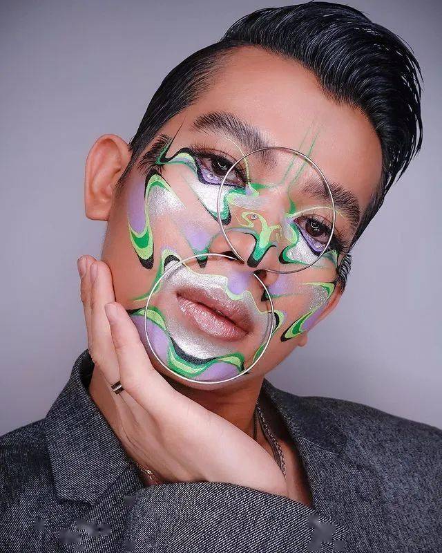 赏析男美妆博主lukmanthemua妆容集锦