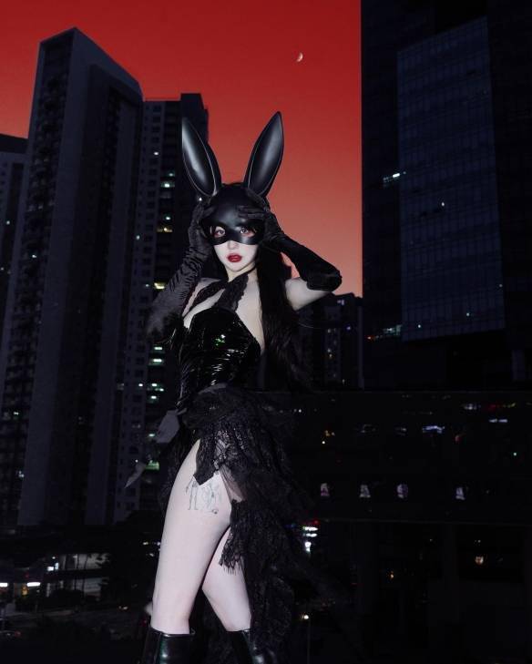 甜甜的陷阱猫颜韩国正妹naughtyrabbit美照赏