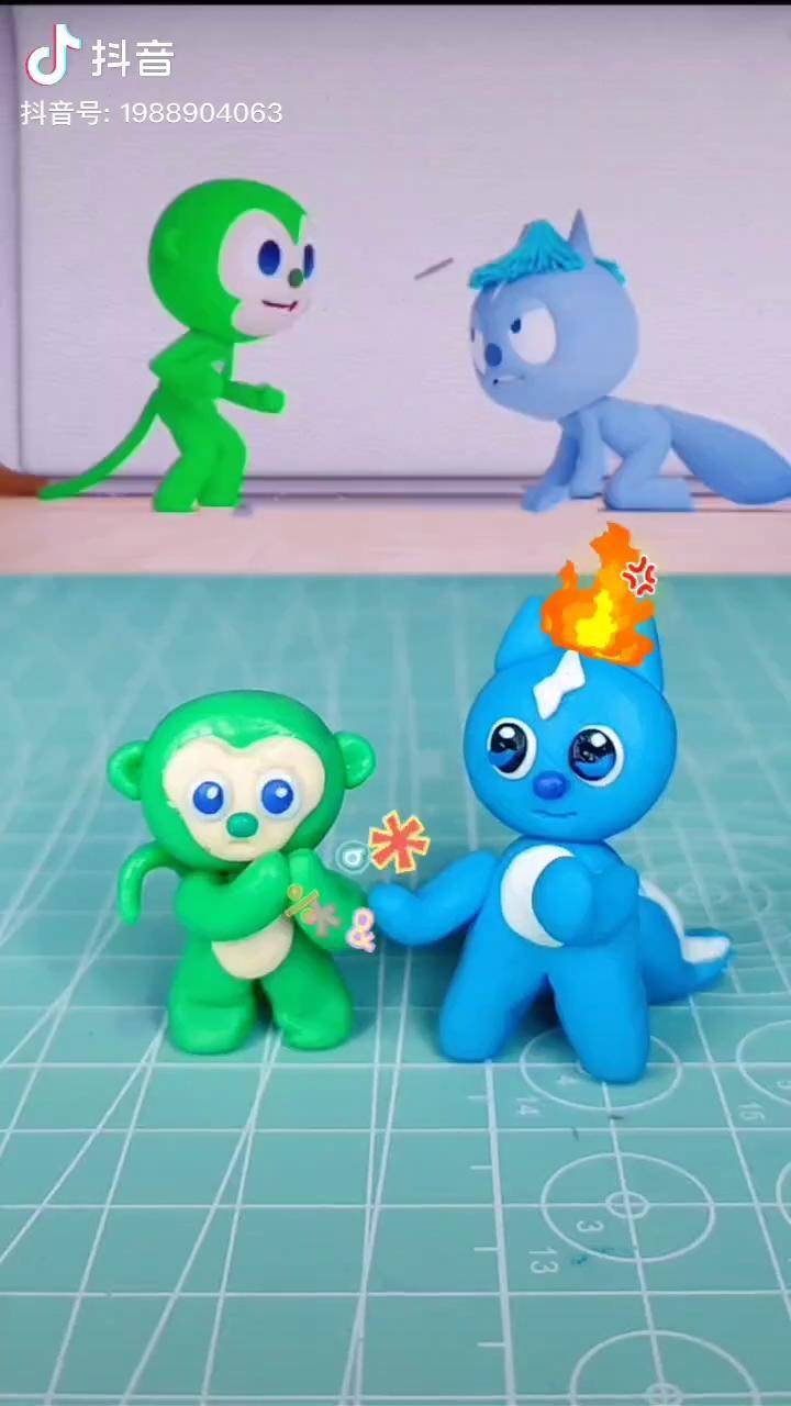 迷你特工队小杰特工们的噩梦亲子粘土动画手工迷你特工队