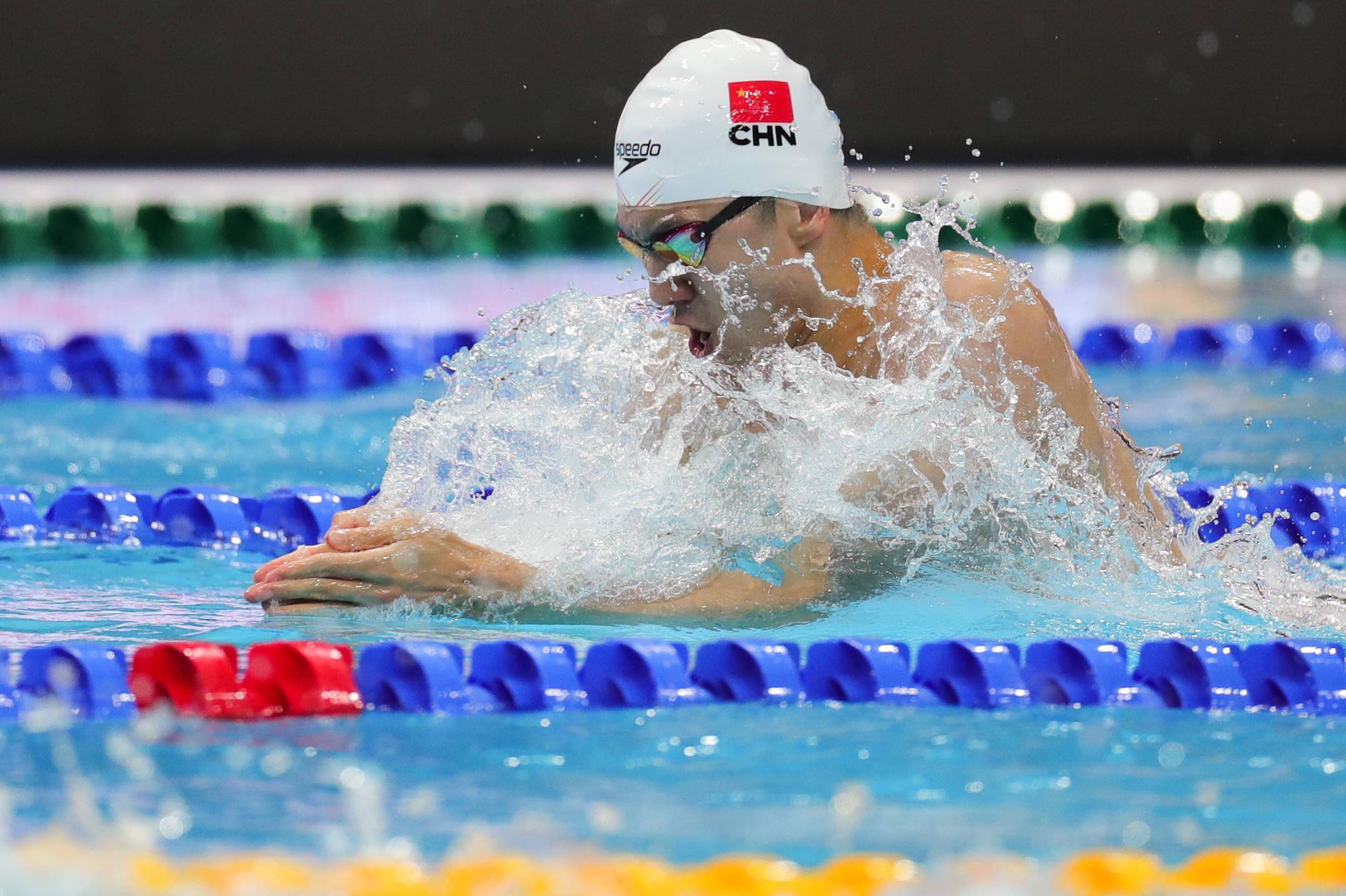 游泳世锦赛中国队获男女混合4x100米混合泳接力第六名