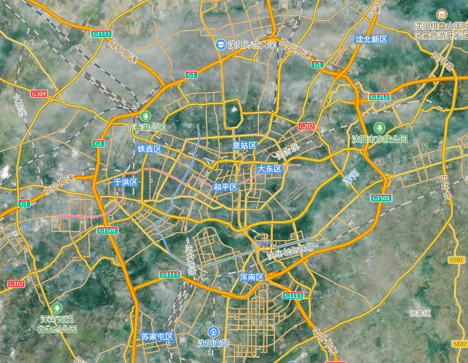 沈阳道路拥堵重现!九区道路网密度最好的竟然是它!_建设_城市_枢纽