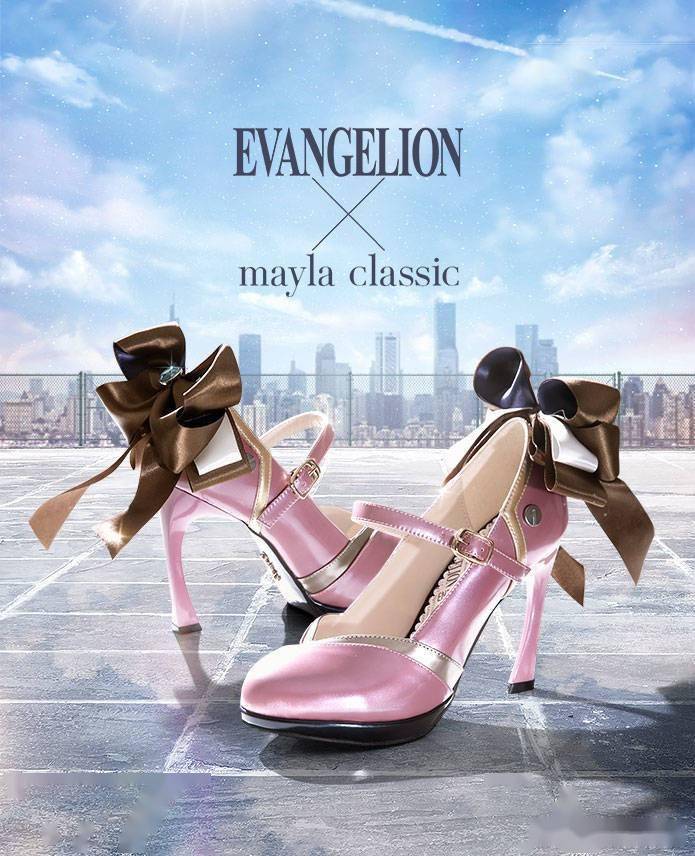 maylaclassicxeva梦幻联动推出5款eva驾驶员主题高跟鞋