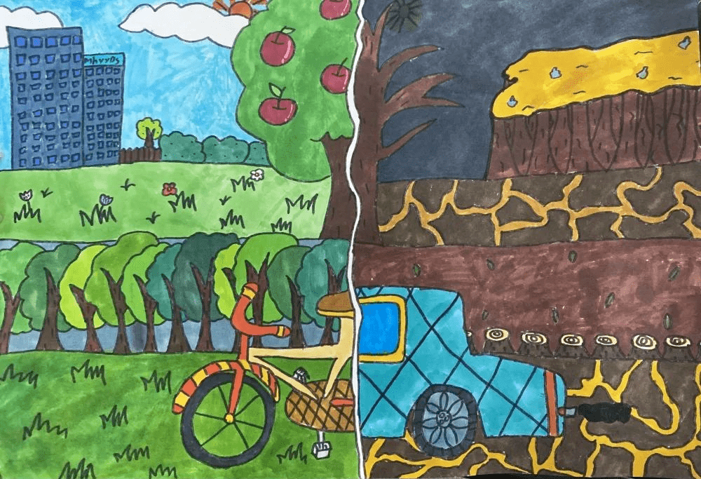 赞!雨花区2022年环保主题儿童绘画作品来喽～(小学组)