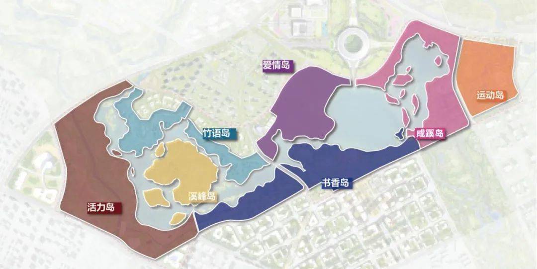 2西江河运动乐园等东安阁(成都中法合作馆所在地)近文化艺术中心通往
