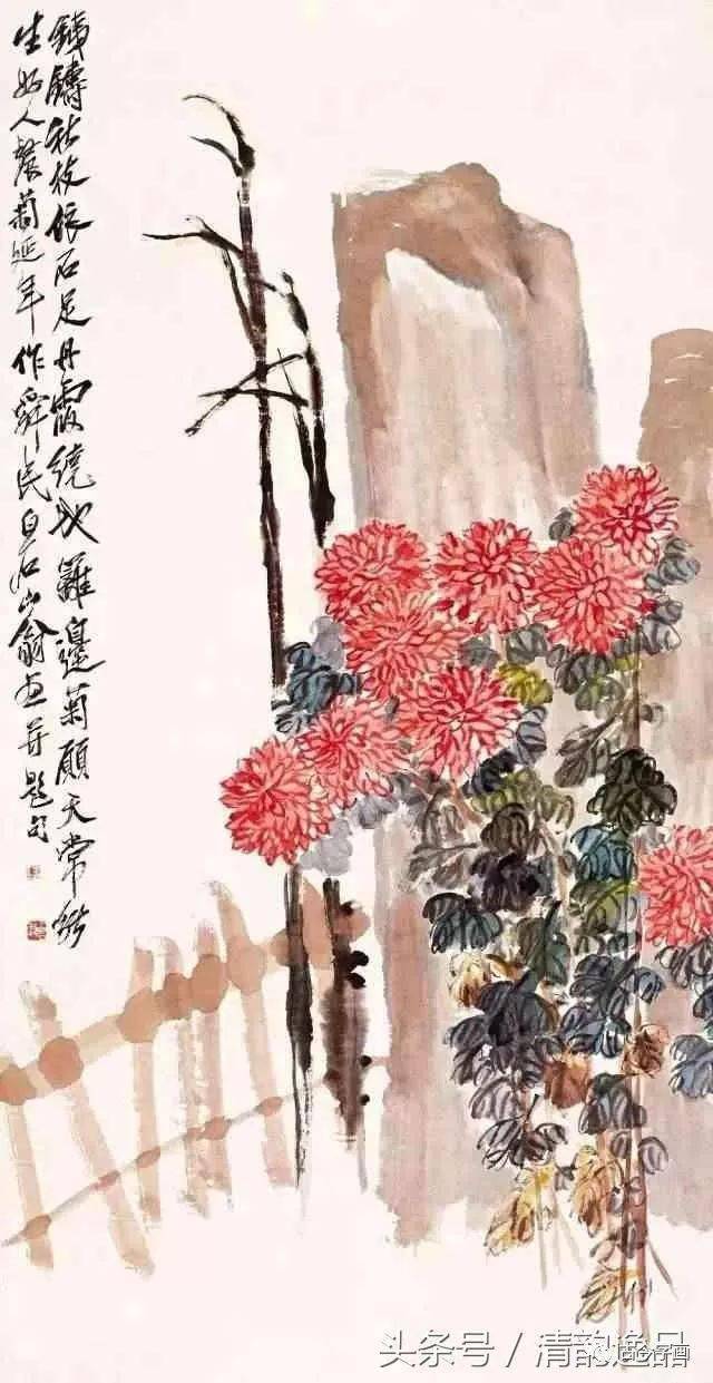 齊白石 花卉圖 Qi Baishi, Flowers and Fruits | 齊白石繁花碩果| HOTUNG | 何
